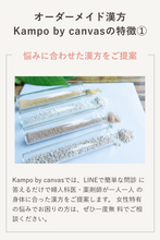 画像をギャラリービューアに読み込む, 【テスト】Kampo by canvas オーダーメイド漢方定期