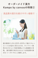 画像をギャラリービューアに読み込む, 【テスト】Kampo by canvas オーダーメイド漢方定期